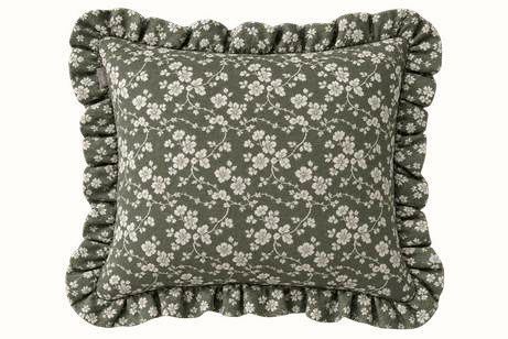 Capa de Almofada com Babados Floral Dora